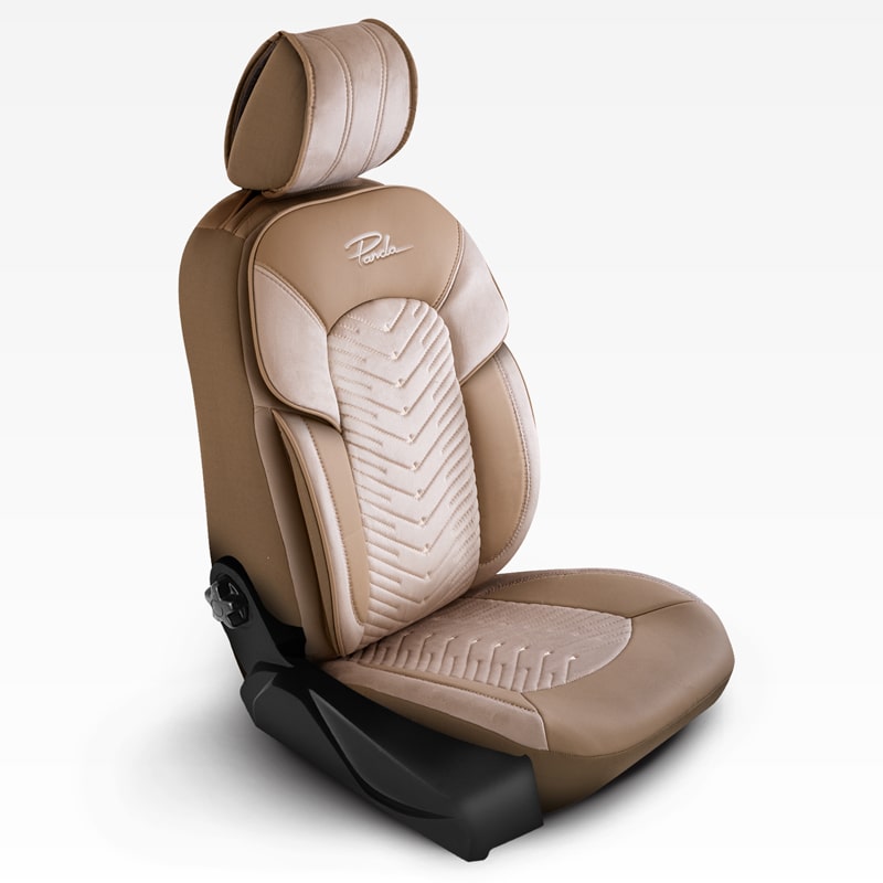 Panda Dubai Series Universal Car Seat Cover Beige Panda Seat Cover